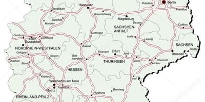 Deutschland autobahn Karte