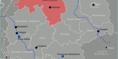Deutschland-Karte-Küste