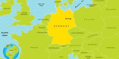 Deutschland-Karte für Kinder